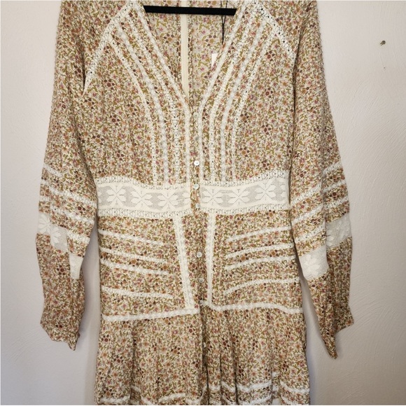 VERONICA BEARD ADDILYN FLORAL DRESS SIZE 10 NWT - Picture 4 of 9